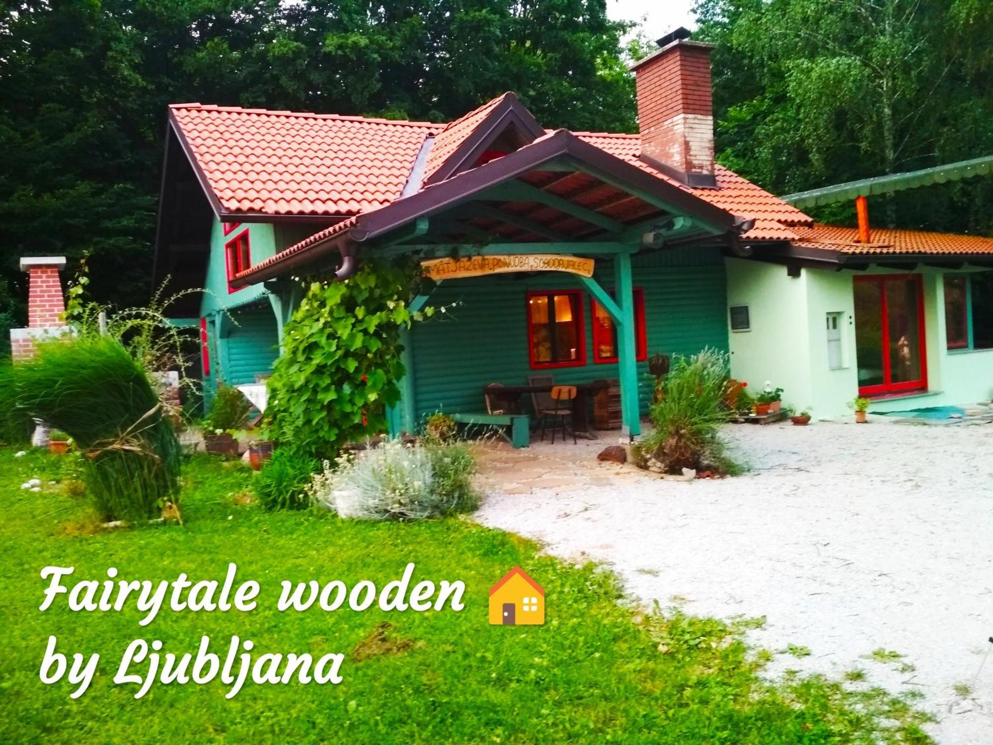 Fairytale Wooden House By Ljubljana Villa Grosuplje Dış mekan fotoğraf