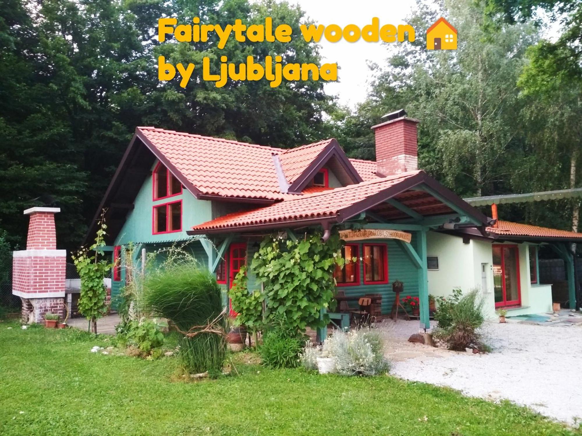 Fairytale Wooden House By Ljubljana Villa Grosuplje Dış mekan fotoğraf